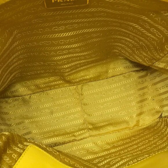 PRADA BL0864 Bicolor Saffiano Vernis Shoulder Bag Hand Bag 2 way bag - Picture 4 of 10